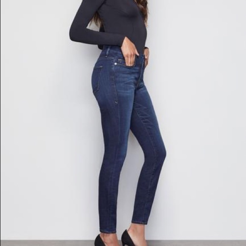 Good American Good Legs Jeans 0/25 NWT blue 089